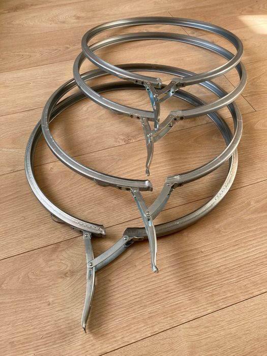 Cztery obręcze beczki 45 cm