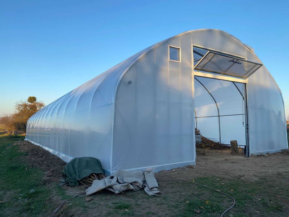 Tunel Foliowy Pompowany - Całoroczny, Tunel Pojedynczy Folia Pompowana