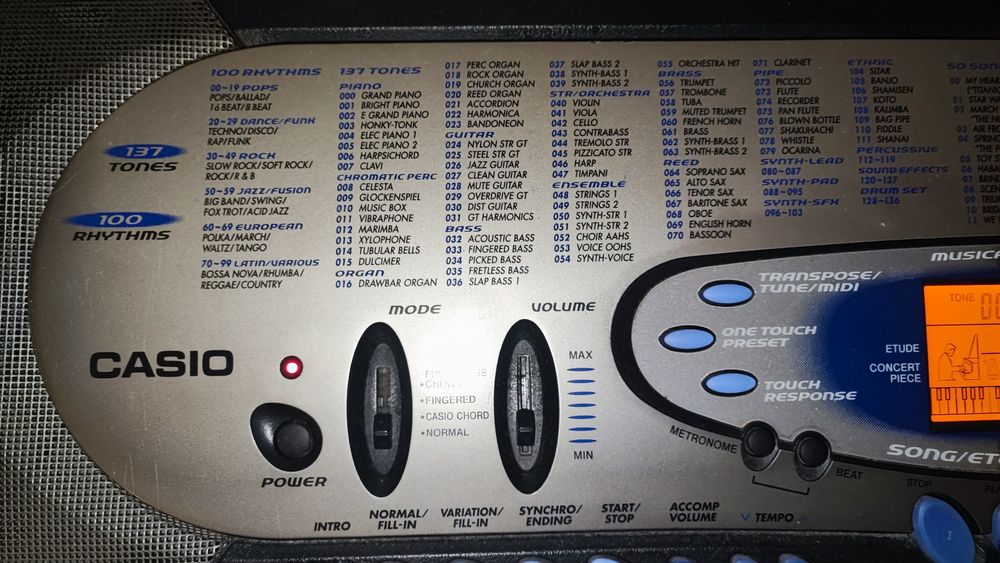 Piano Casio CTK-571
