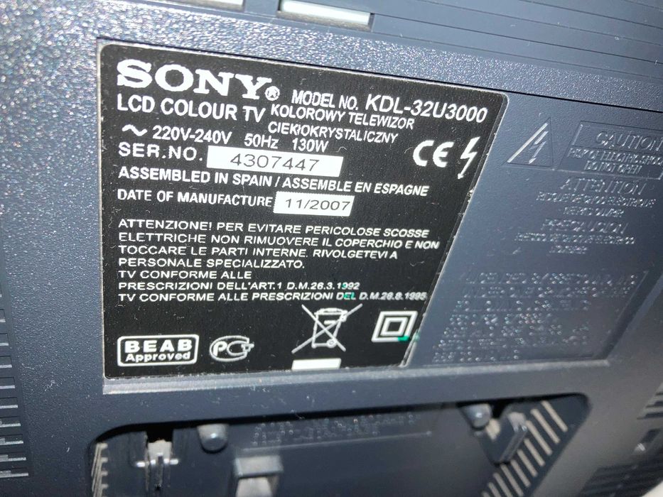 LCD Sony Bravia 32"