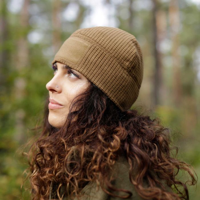 Helikon Tex Range Beanie Cap флісова шапка вафелька ковпак з карманом