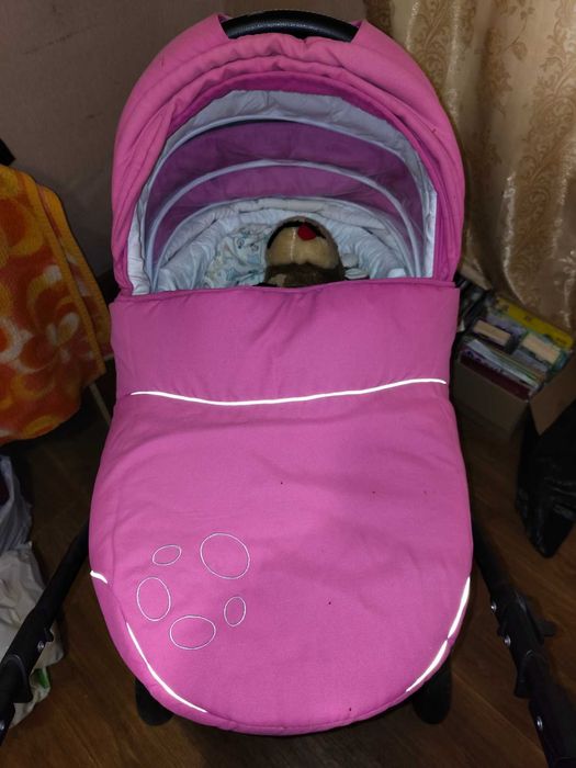 Коляска детская 2в1, знаменитая CAMARELO pink. самовывоз!
