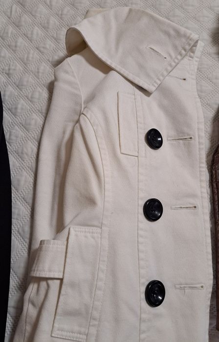 Casaco Comprido Botões Pretos