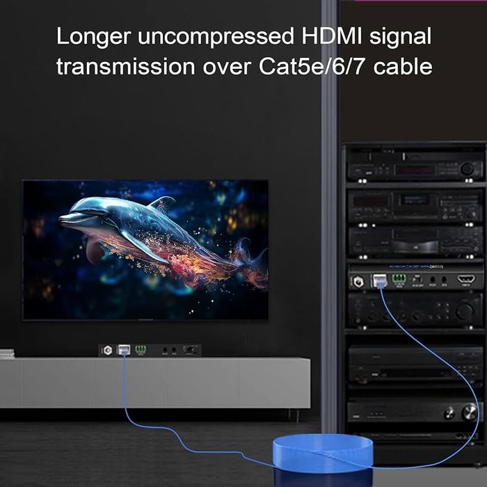 HDMI-екстендер ROFAVEZCO через Ethernet 4k 60HZ