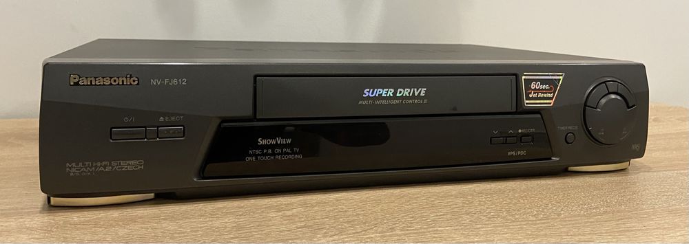 Magnetowid VHS - Panasonic NV-FJ612 / HiFi Stereo ! / 100% Sprawny!