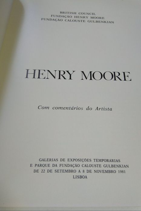 Henry Moore (editora: Gulbenkian)