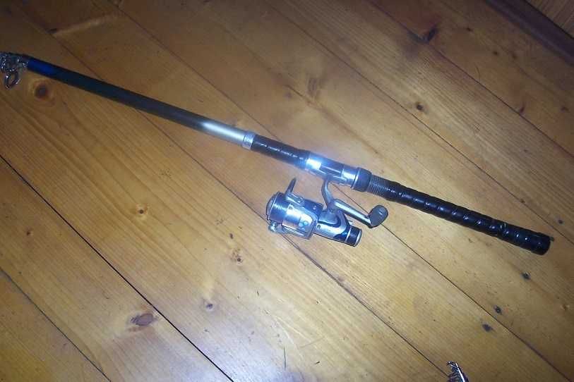 Wędki teleskopowe uniwersalne , zestawy . Opis.