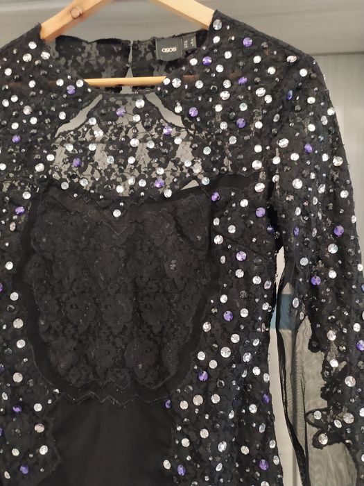 Sukienka z cekinami ASOS r40