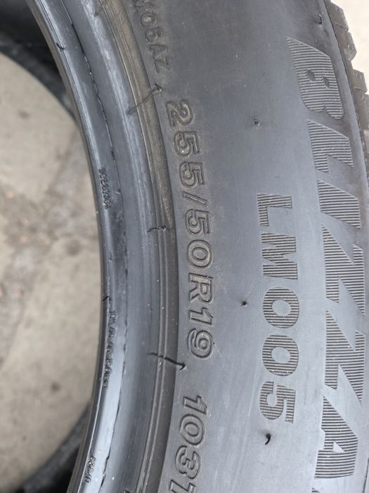 Шини зимові 255/50/r19, Bridgestone Blizzak LM005, 2022р.