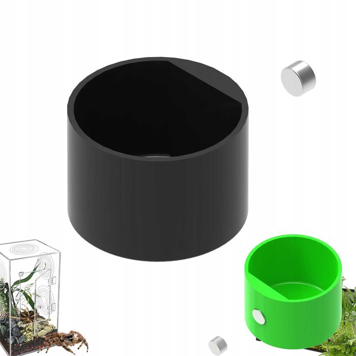 Magnetyczna Miska do Terrarium Pająka Modliszki 2x3x3,4 TerraZaplecze