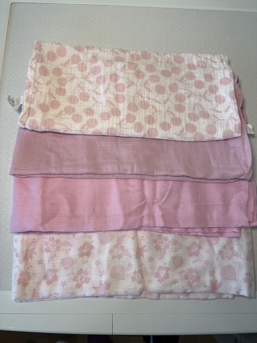Одяг на дівчинку розмір 80 см 9/12 місяців,муслинові пеленки,кокон.