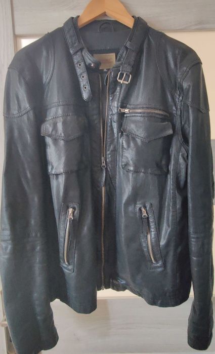 Kurtka skórzana męska