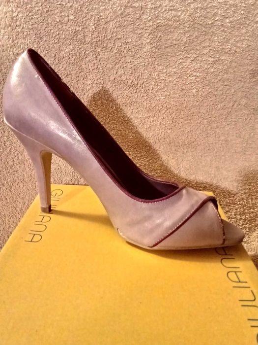 Czółenka  eko skóry fiolet