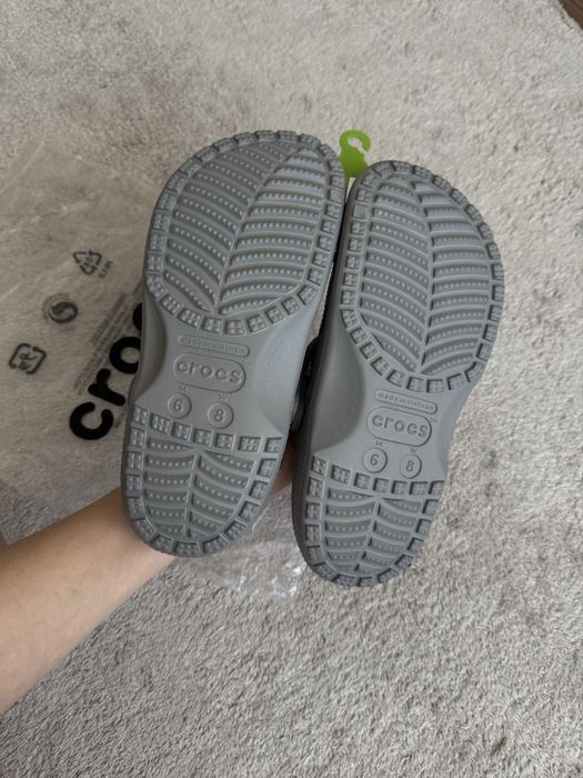 Сабо Crocs Classic Clog M6 W8 38-39 р 25,0 см сірі