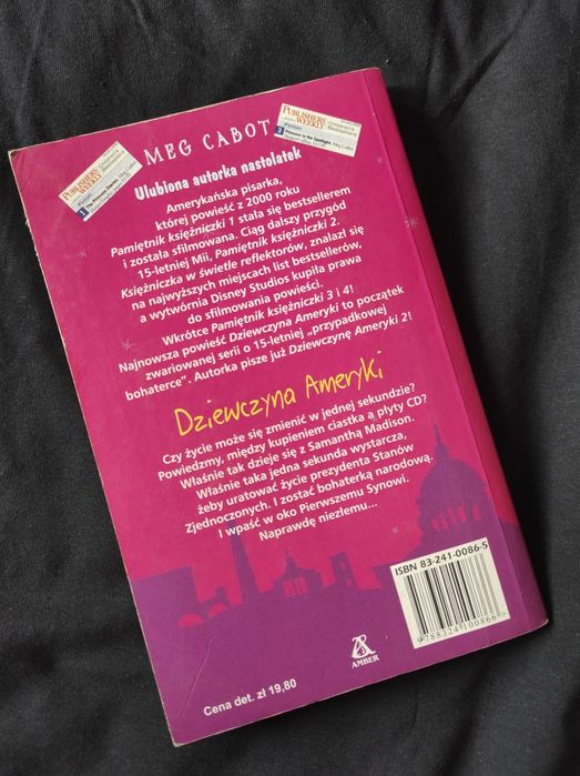 Książka "Dziewczyna Ameryki" Meg Cabot