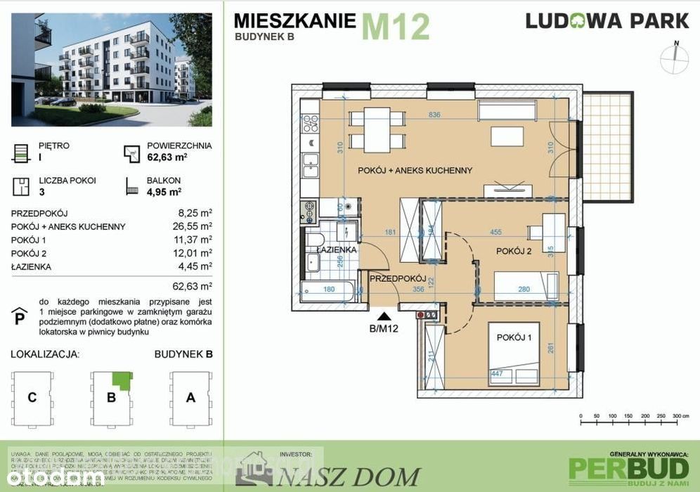 LUDOWA PARK 3 POKOJOWE  - BM12 - klucze w sierpniu