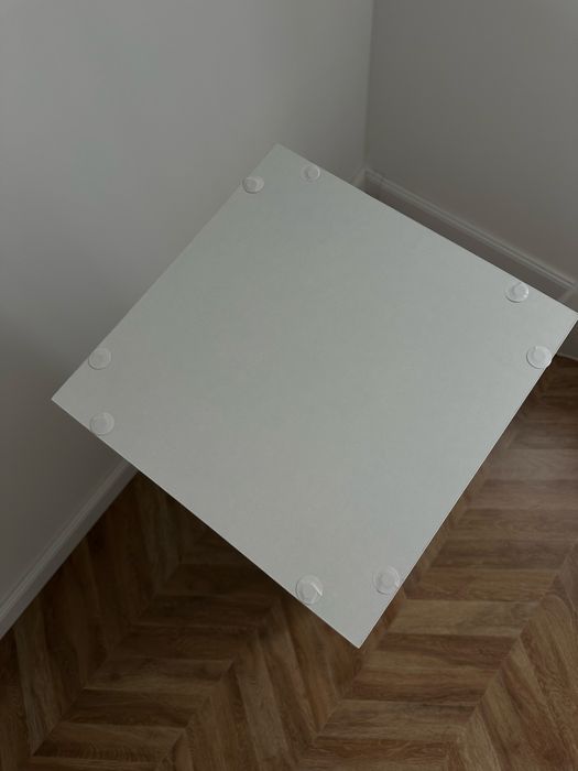 Nowy, wysoki pustument 100cm, biały płyta stand