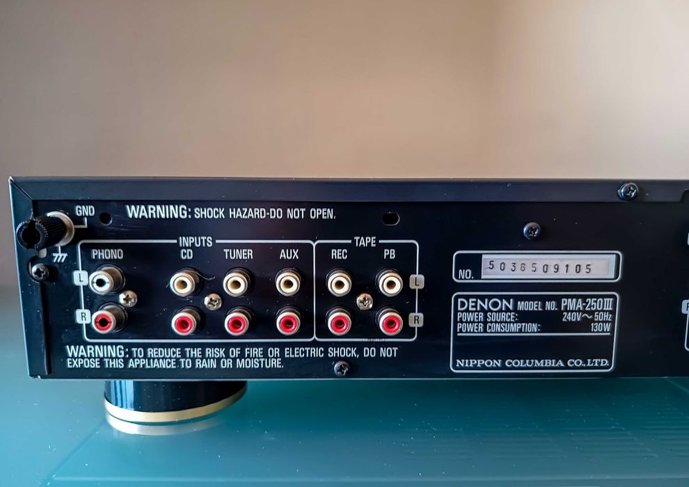 Amplificador Denon PMA-250III – Estado Impecável (Como Novo) - MARK III