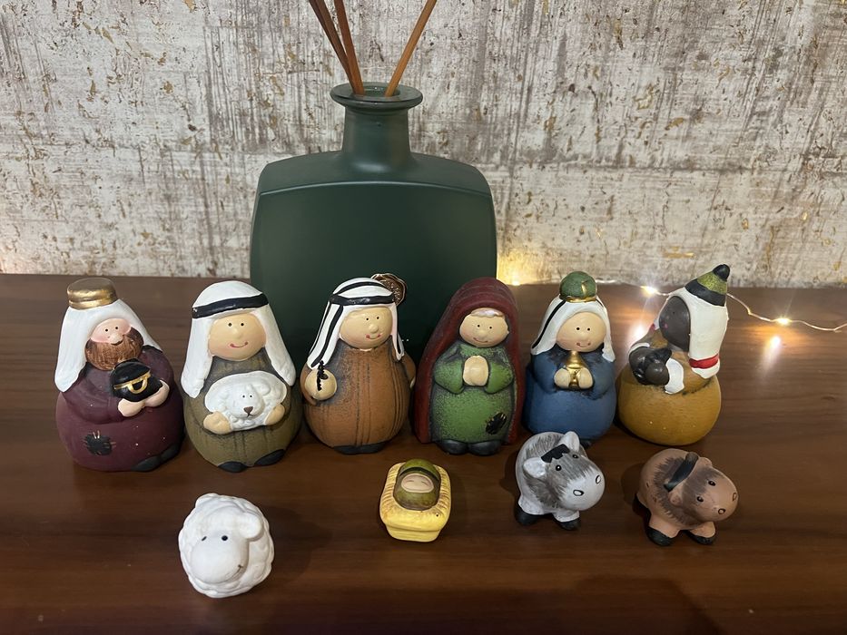 Presepio artesanal muito bonito