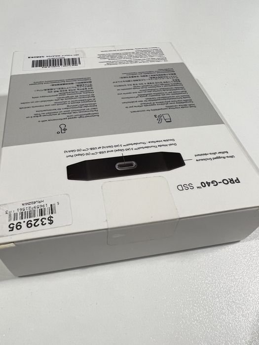 10800 -> Зовнішній SSD SanDisk Professional PRO-G40 2Tb