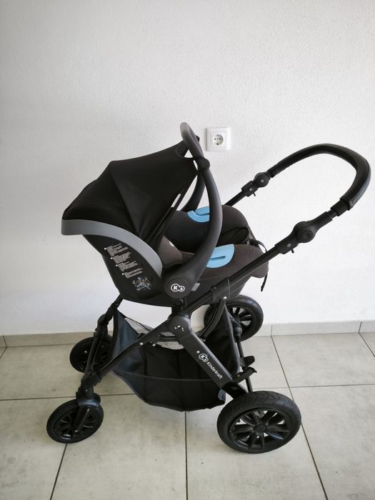 Carrinho de Bebê Trio Kinderkraft (3 em 1) - Completo e em Ótimo Estado