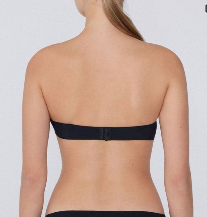 Nowy czarny biustonosz opaska Tezenis Madrid