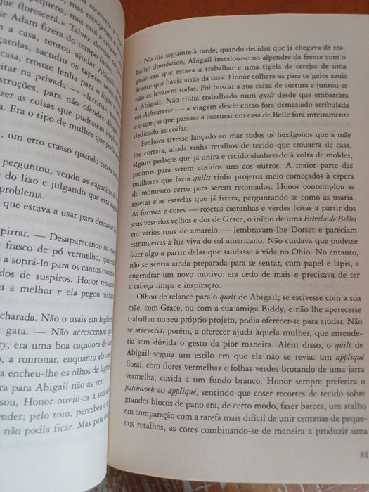 A última fugitiva, Tracy Chevalier