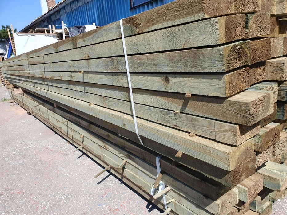 Krawędziak kantówka 12x6 impregnacja ciśnieniowa  6m laty legary