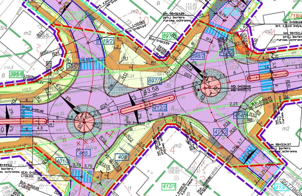 PROJEKT organizacji ruchu , zjazdu , parking u , drogi - NAWET W 24H!
