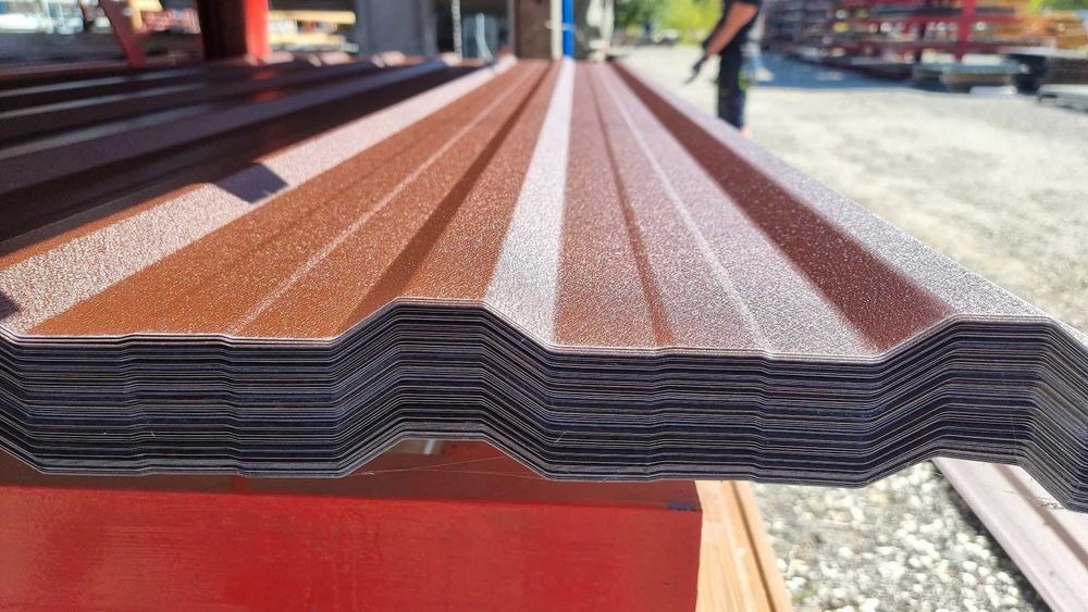 Blacha Trapezowa T18 OD RĘKI Brąz RAL 8017 Grafit RAL 7016 powlekana