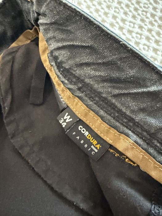 Calças jeans Rev’it para mota tam34 com proteções