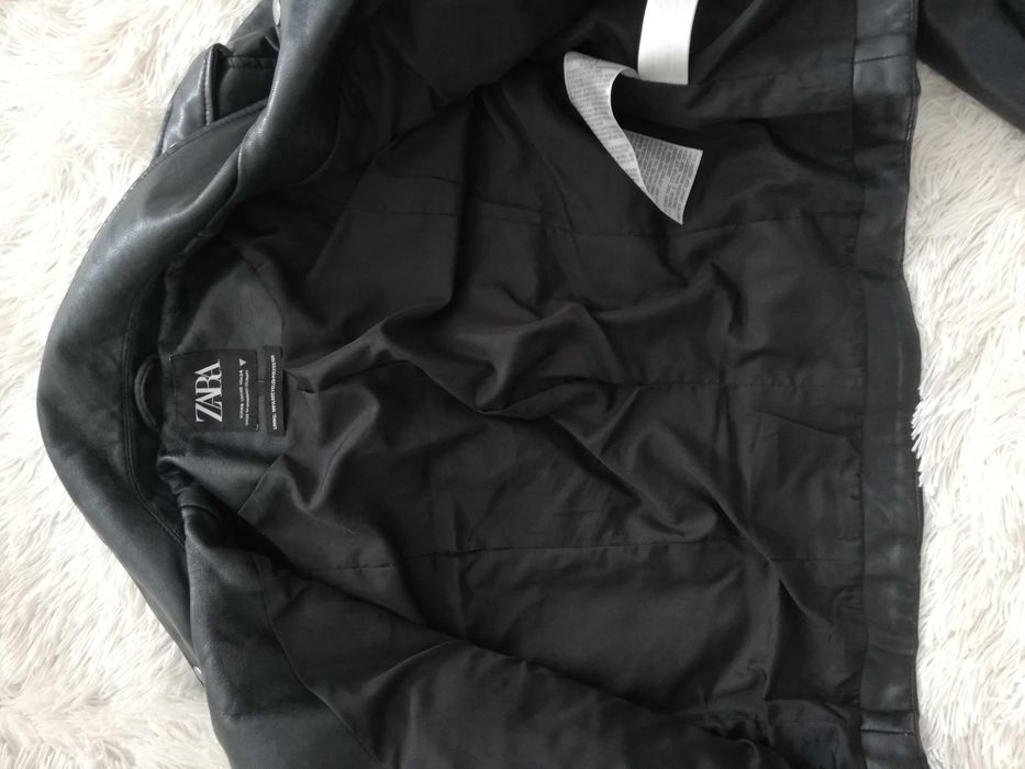 ramoneska Zara xs s 34 36 czarna ramoneska biker Zara xs s 36