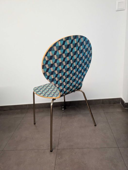 Pack 2 cadeiras de cozinha com padrão