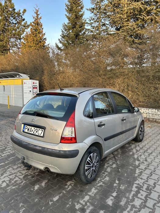 Citroen C3 2007, 1.4 HDI disel, 163 tys. km, złoty