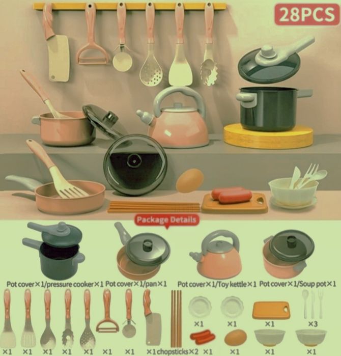 Zabawkowy zestaw do gotowania
