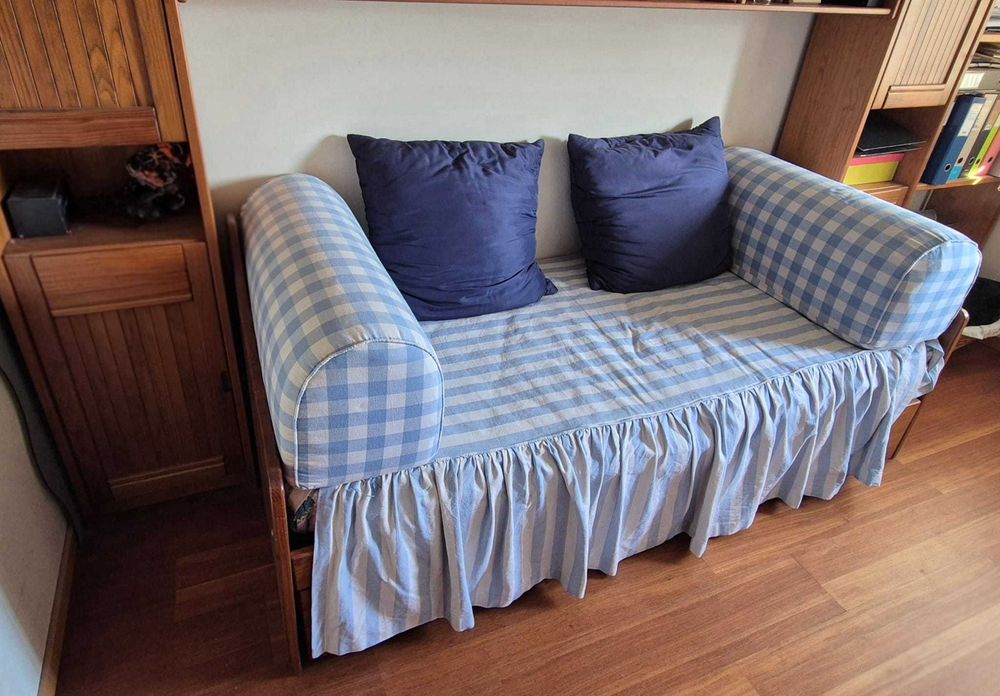 Quarto estúdio com cama