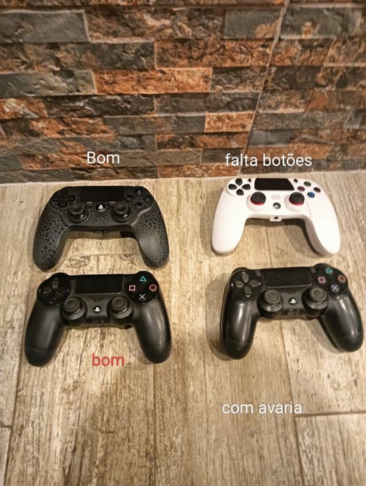 Comandos ps4 bons e avariados