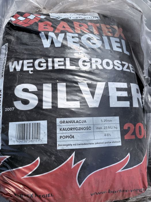 Bartex  węgiel groszek Silver
