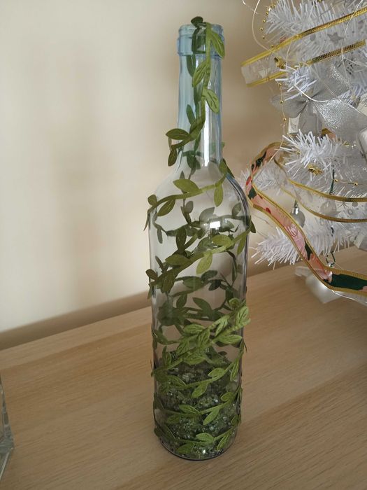 Garrafa decorada sortidas com  e sem Led