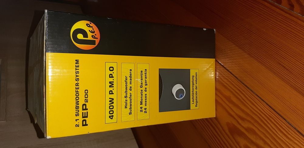Subwoofer system PEP200 2.1 Zestaw głośników Pulsar 10