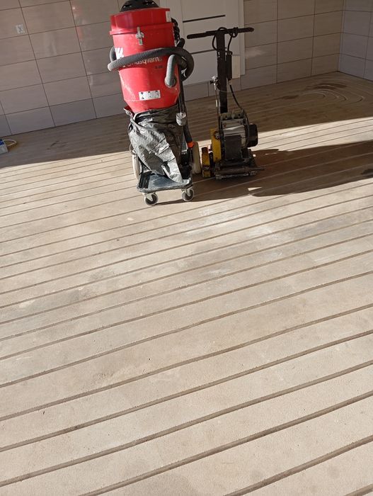 Frezowanie pod ogrzewanie podłogowe