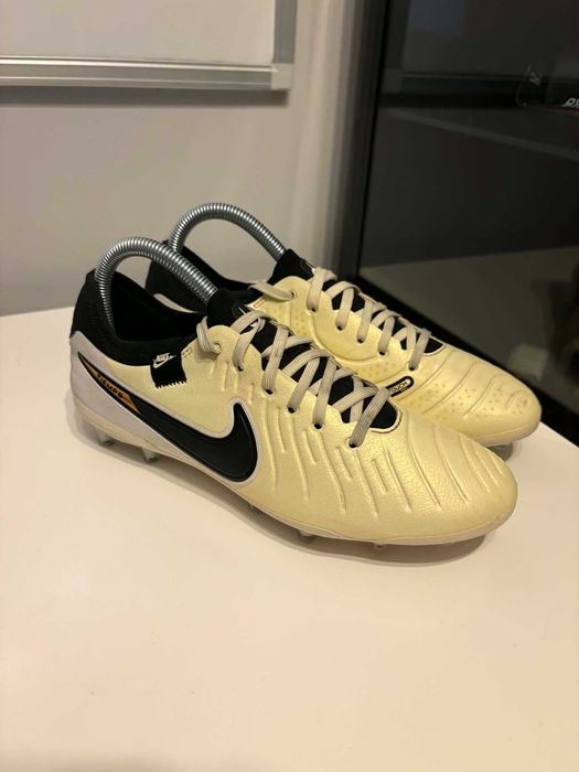 Nike Tiempo Legend 10 Pro FG | Lemon Chiffon / Black | Rozmiar 39