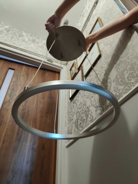 Lampa wisząca LED ring żyrandol