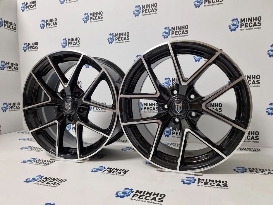 Jantes Fox FX5 em 17 (5x120) Preto Polido