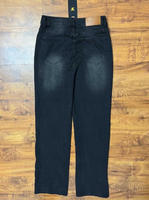 Spodnie jeansowe proste szwedy straight jeansy stretch NVFelix M 38