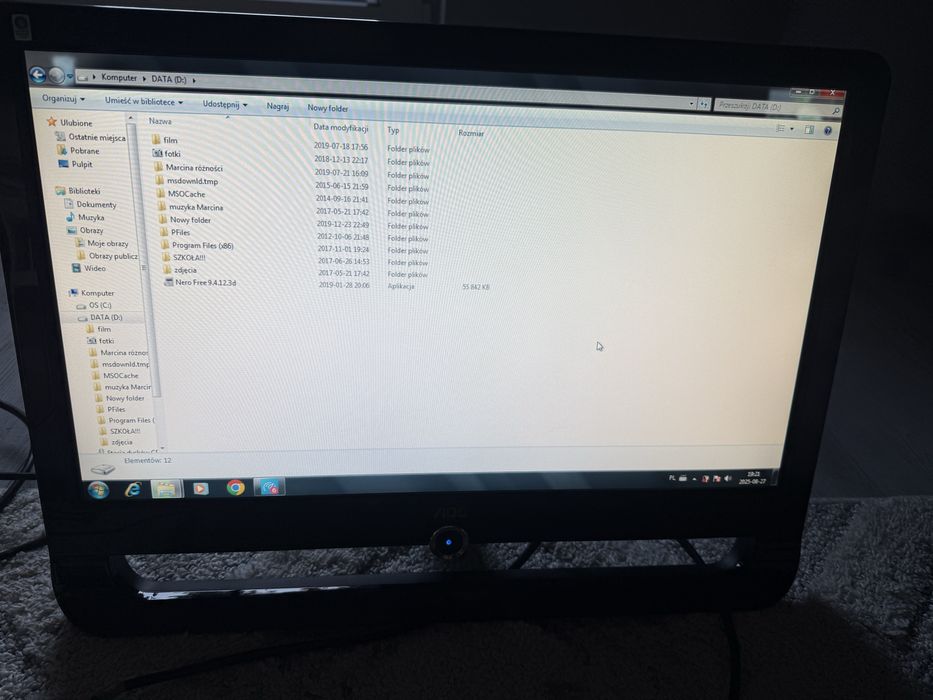 Monitor 21/22 cale AOC