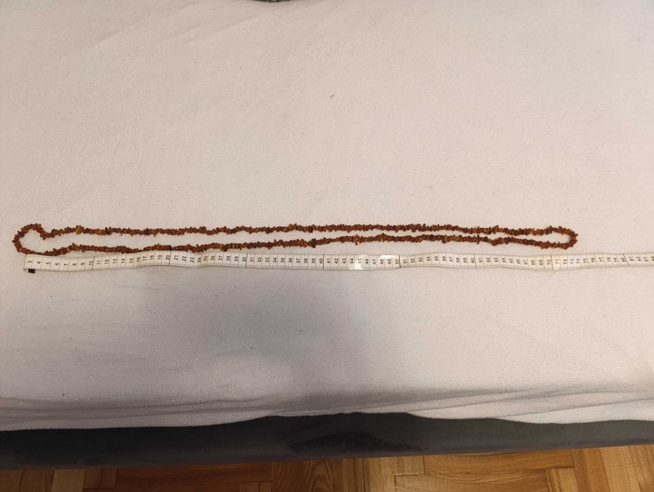 Korale z naturalnego bursztynu