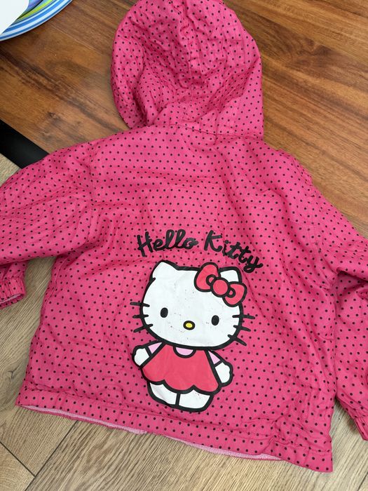 Różowa wiatrówka hello kitty 86-92