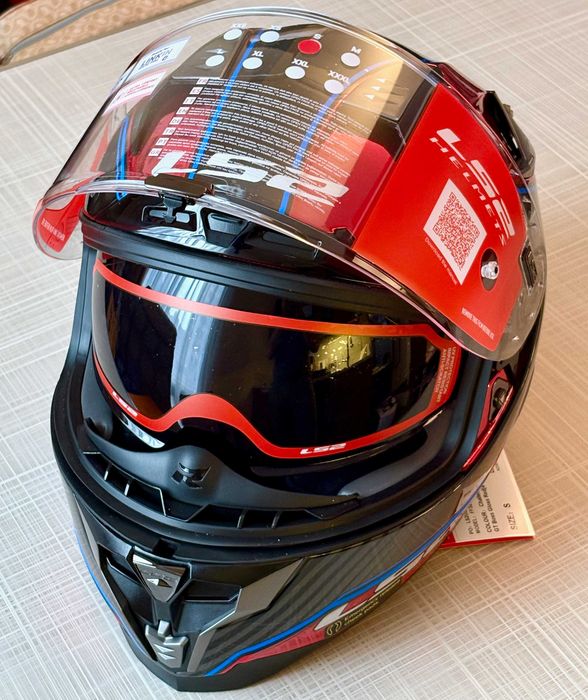 Capacete NOVO LS2 Challenger Carbon/Kevlar (40% DESCONTO) Tam S
