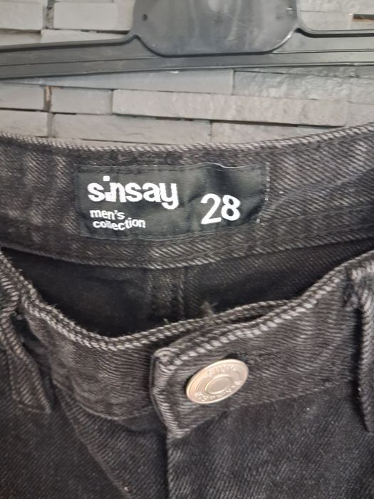 Spodnie rurki sinsasy 28 szare jeans